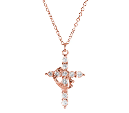 Schimmernde Ring Kette